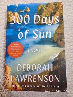 300 Days of Sun Deborah Lawrenson Paperback 2016 Harper Fiction Novel Used Good
